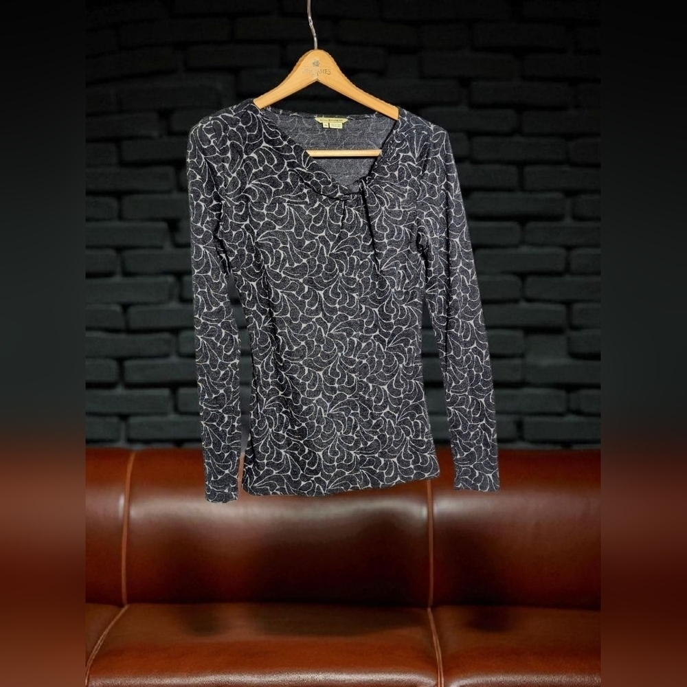 Royal Robbins M Belle Rosa Twist Gray Paisley Women's Top